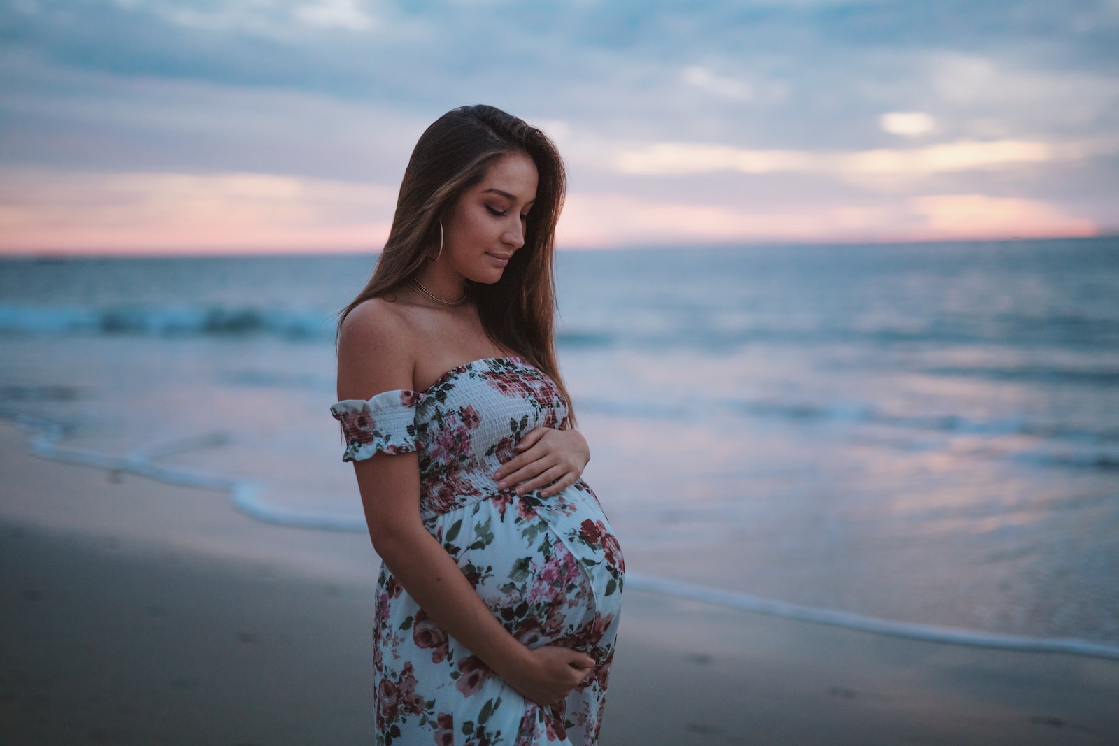 Femme enceinte naturellement